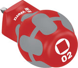 Wera 368 stubby schroevendraaier voor binnenvierkant-schroeven, # 2 x 25 mm - 05008864001
