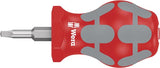 Wera 368 stubby schroevendraaier voor binnenvierkant-schroeven, # 2 x 25 mm - 05008864001