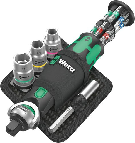 Wera 8009 zyklop pocket set 2 | geïntegreerd bit-magazijn | 18-delig - 05004281001