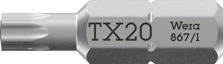 Wera 867 1 torx® bits, tx 20 x 25 mm - 1 stuk(s) - 05066487001