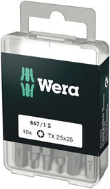 Wera 867 1 z torx® bits, tx 25 x 25 mm (10 bits pro box) - 1 stuk(s) - 05072409001