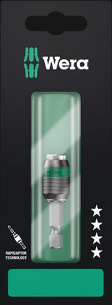 Wera 889 4 1 k rapidaptor universele bithouder, 1 4 duim x 50 mm - 1 stuk(s) - 05073421001