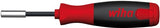 Wiha 38606 | schroevendraaier met bitmagazijn | liftup 25 | magnetisch | 12 bits - 38606