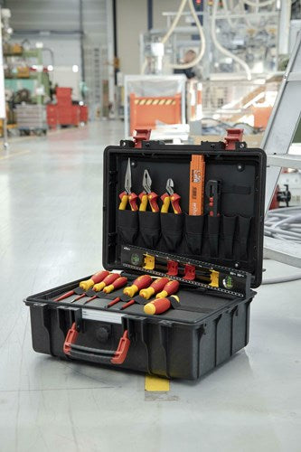 Wiha gereedschapskoffer basis set l elektrisch - 18-delig - 45530