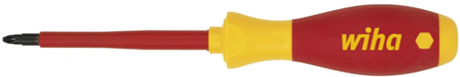 Wiha schroevendraaier | maat pzd 2 | klinglengte 100 mm vde geïsoleerd | 1 stuk - 00879 - 00879
