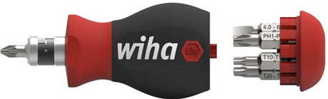 Wiha schroevendraaier | met bitmagazijn | stubby 43613