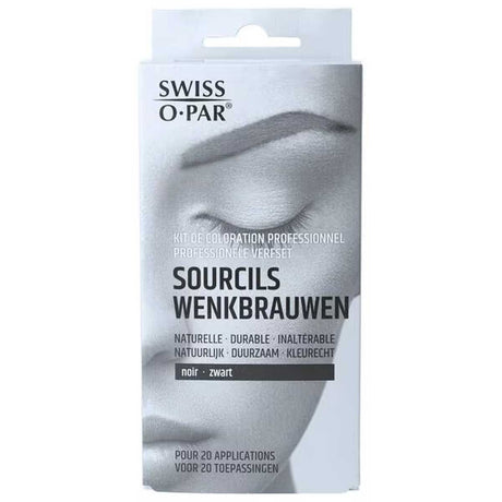 Swiss o.par swiss o. par wenkbrauwverf set zwart