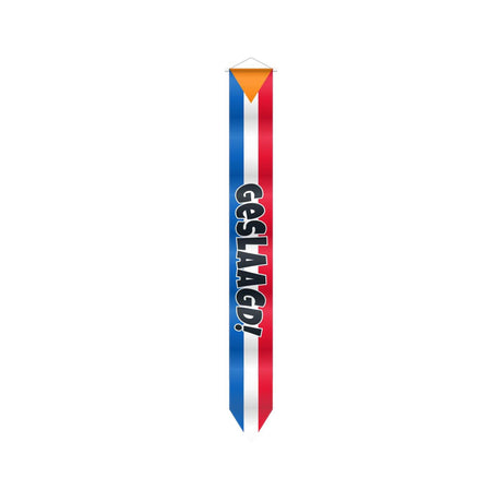 Paperdreams wimpel geslaagd rood wit blauw