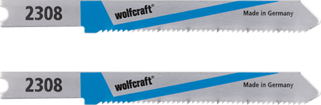 Wolfcraft decoupeerzaagblad | hss | l=70mm | u-schaft | 2 stuks - 2308000