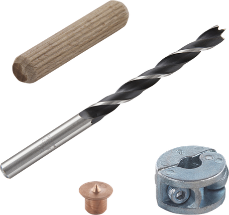 Wolfcraft - deuvelset 28 delig - 8mm deuvel - 2917000