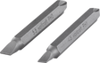 Wolfcraft dubbelbits | solid | ph sleuf | l65mm | 2 stuks - 2407000