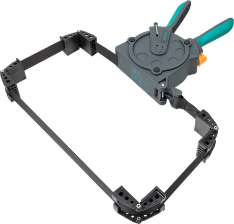 Wolfcraft - bandspanner 5m - snelspanklem - eenhandspanband - lijstspanner - 3681000