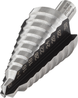 Wolfcraft - getrapte boor - ø 8 tot 30 mm - trapboor - stappenboor - hss - 2516000