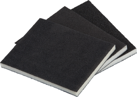 Wolfcraft schuursponzen | k60, k120, k180 | 98 x 123 x 10mm | 3 stuks - 2895000