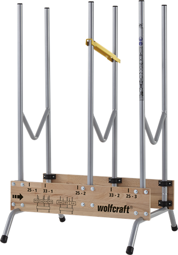 Wolfcraft - professionele zaagbok - voor kettingzaag - hout - opbouwbare, stabiele zaagbok voor brandhout - 10 jaar garantie - 5121000