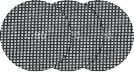 Wolfcraft zelfklevend stramien | silic.carbid | ø125mm | 5 stuks - 8464000