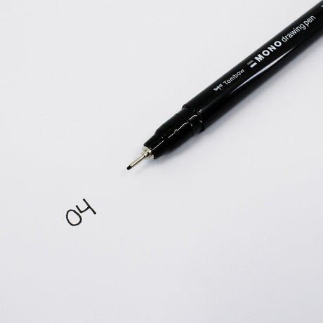 Tombow • fineliner mono drawing pen, line width 04 (approx. 0.40 mm), black
