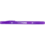 Tombow • twintone dual-tip brushpen violet