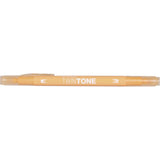 Tombow • twintone dual-tip brushpen honey orange