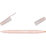 Tombow • twintone dual-tip brushpen coral pink