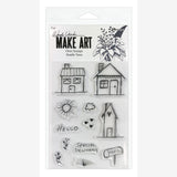 Ranger ink ranger • wendy vecchi make art clear stamp set doodle town