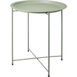 Home styling bijzettafel groen ã¸47xh50cm