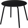 Home styling tafel zwart ã¸50xh40 cm rond