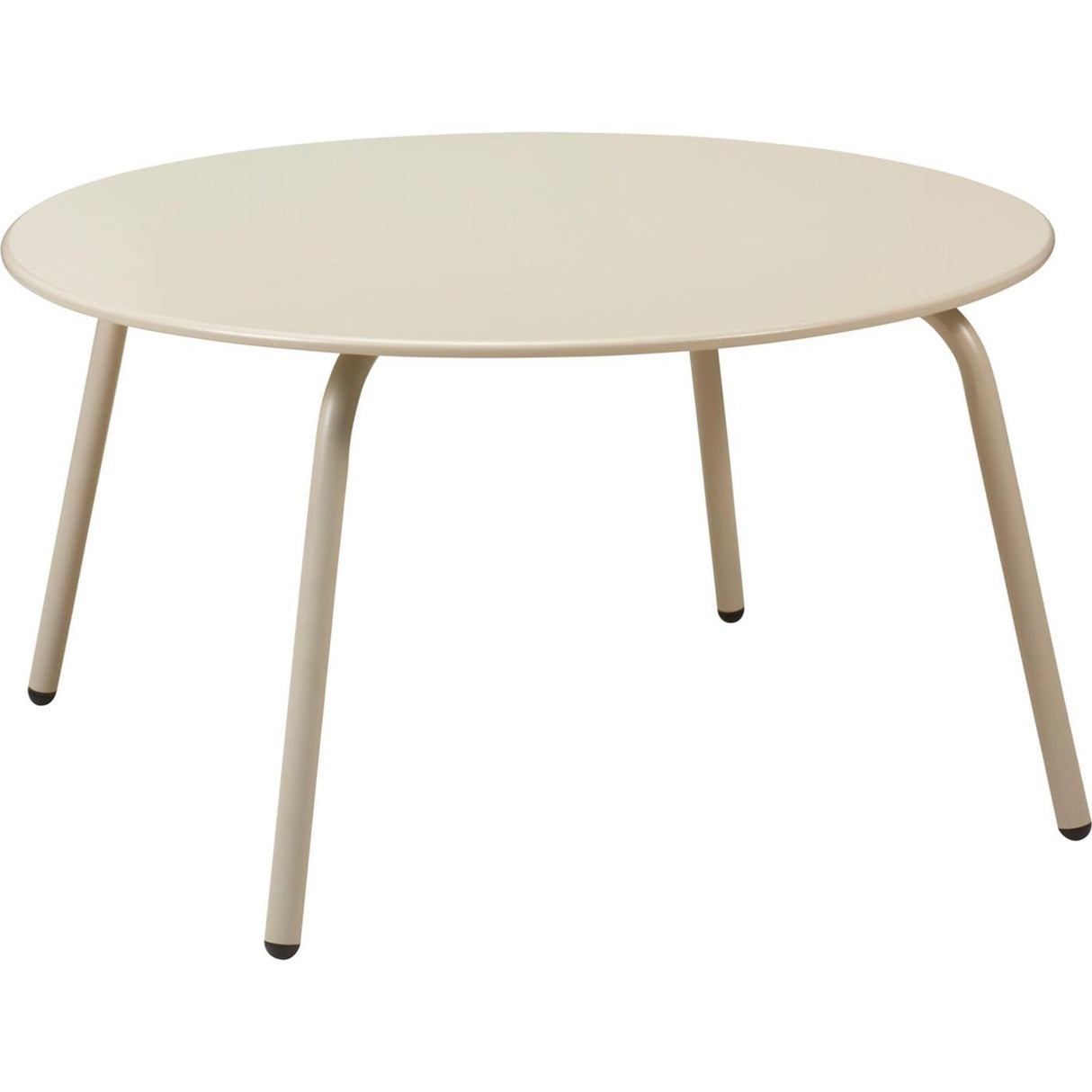 Home styling tafel beige ã¸70xh40 cm rond