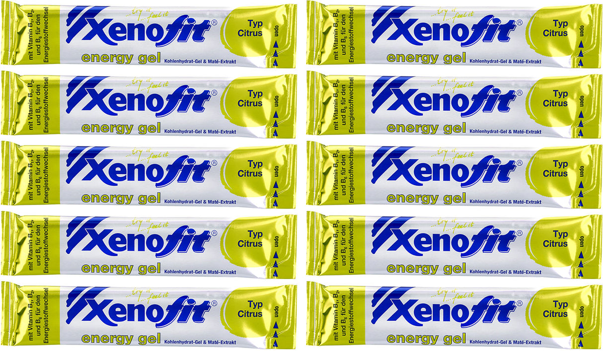 Xenofit energy gel citrus 10x25g