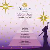 Yardley london be a star eau de parfum 30ml
