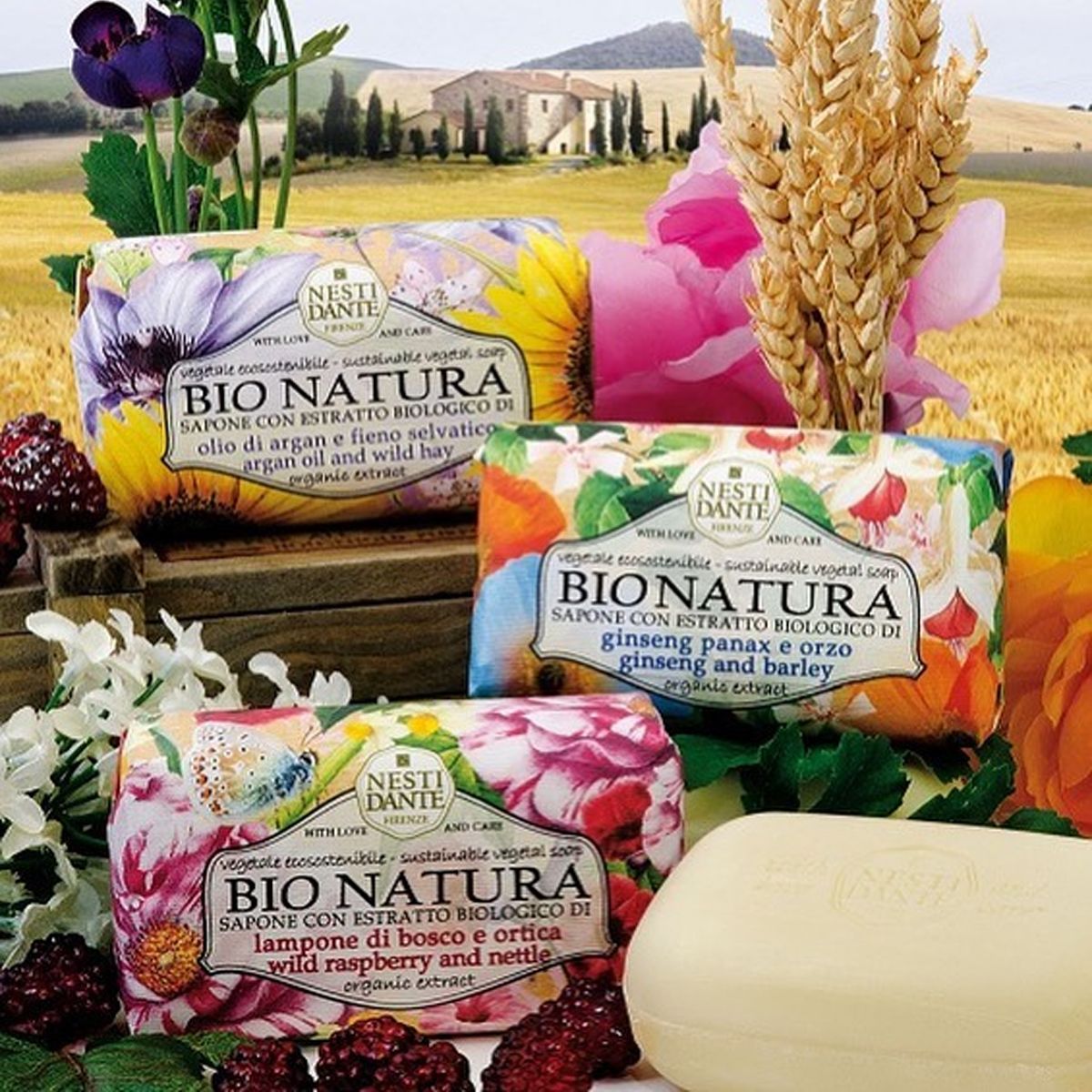 Nesti dante bionatura argan oil wild hay zeep 250gr.