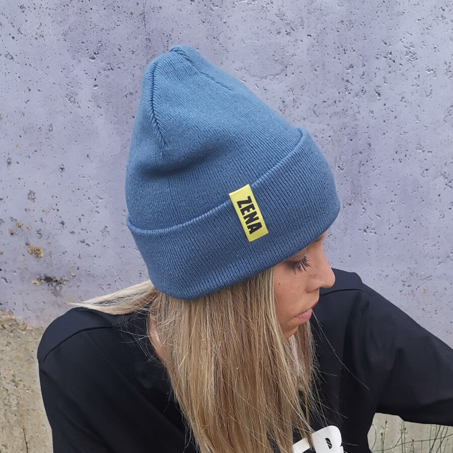 Zena beanie airforce blue