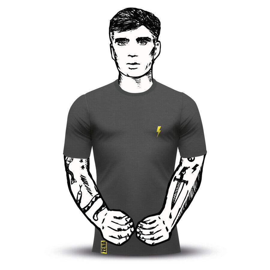 Zena t-shirt flash anthracite l