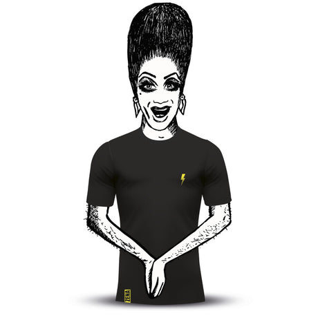 Zena t-shirt flash black s