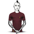 Zena t-shirt flash burgundy l
