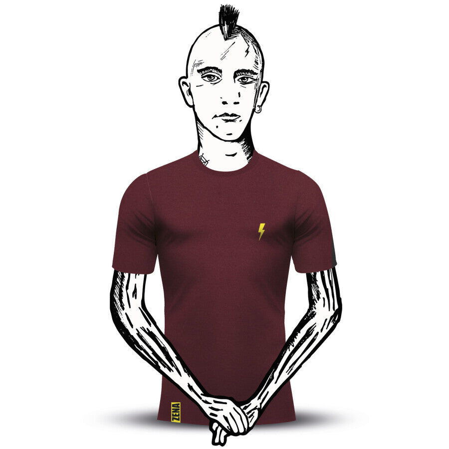Zena t-shirt flash burgundy xl