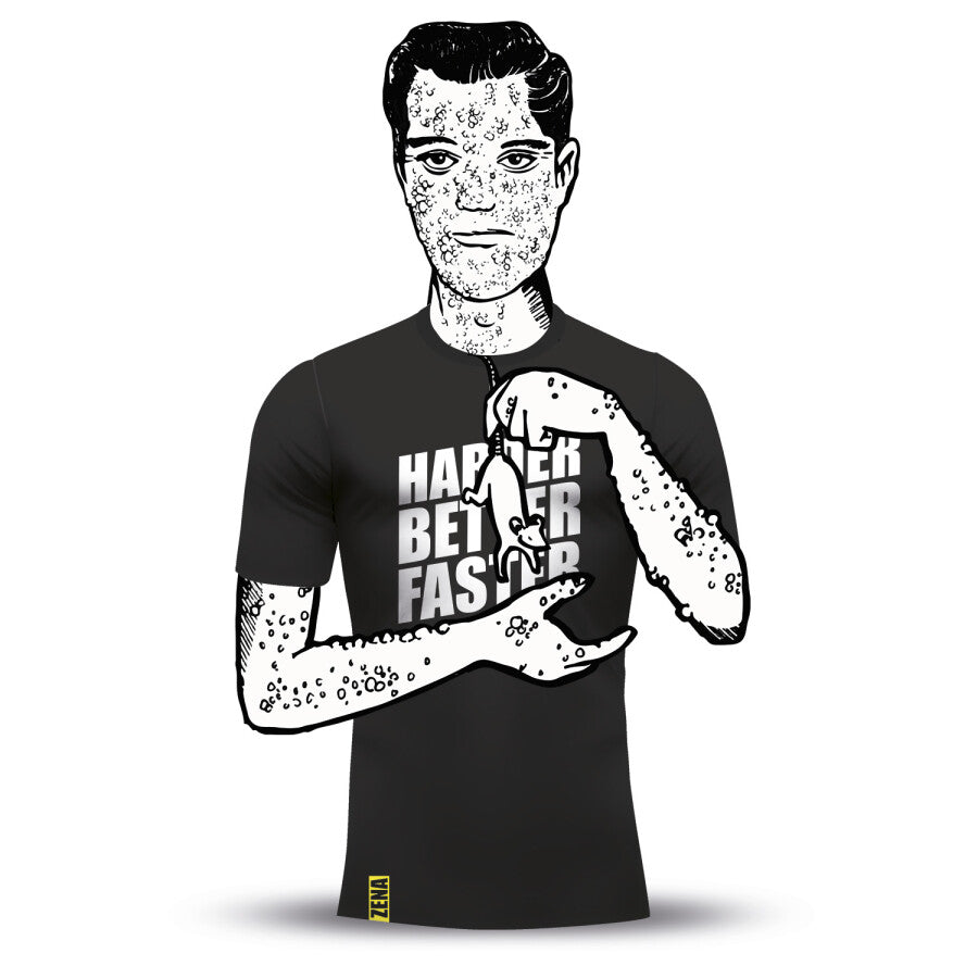 Zena t-shirt hbf black m
