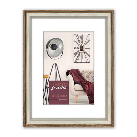 Cadre photo ZEP DN918B PALMI BROWN 13X18 18X24 CM