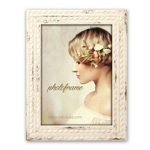 Zep Foto Frame YT268W Livia White 15x20 cm