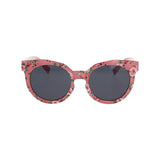 Spectrum zonnebril bloemen roze kids
