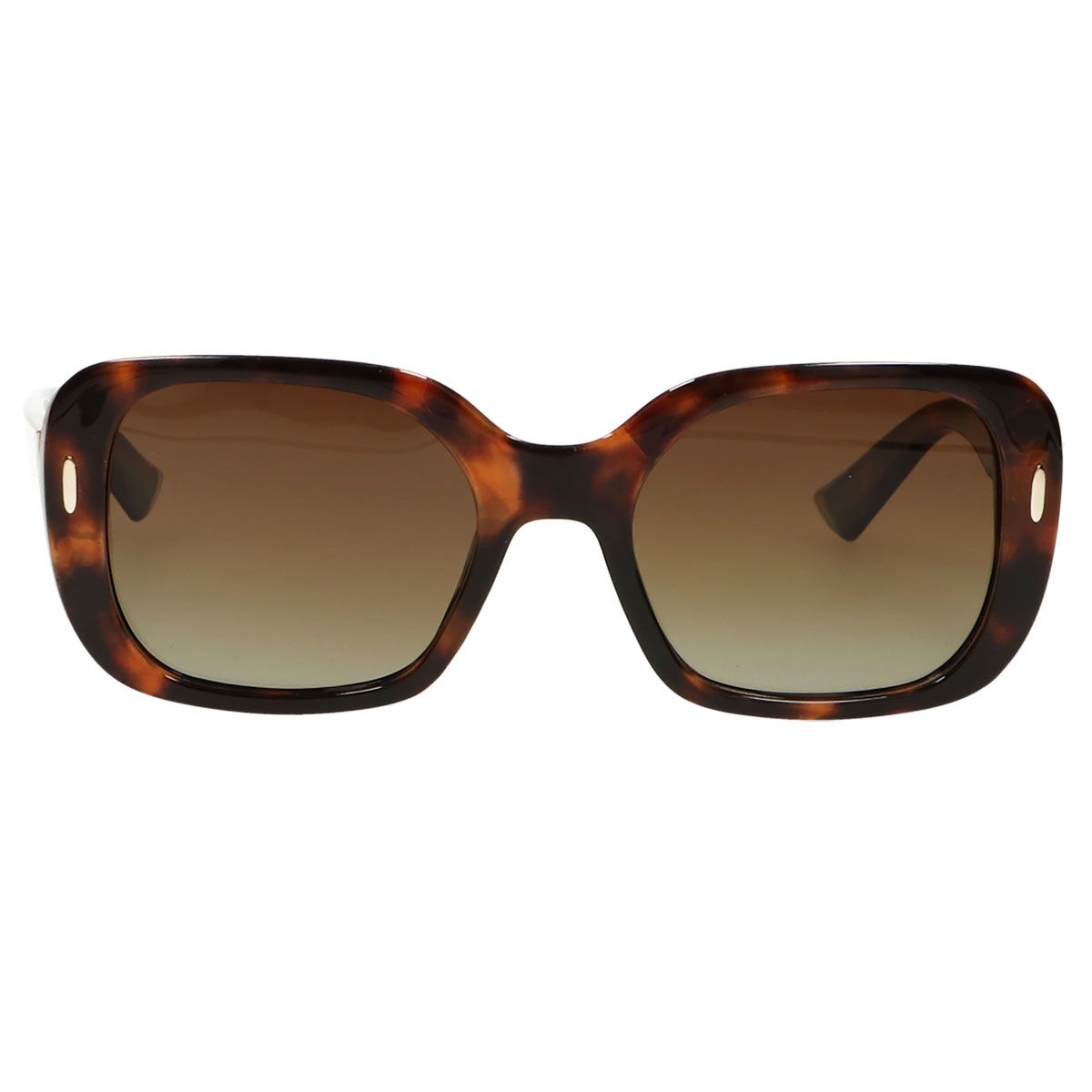 Spectrum polarized zonnebril tortoise gradiant bruin met goud dames