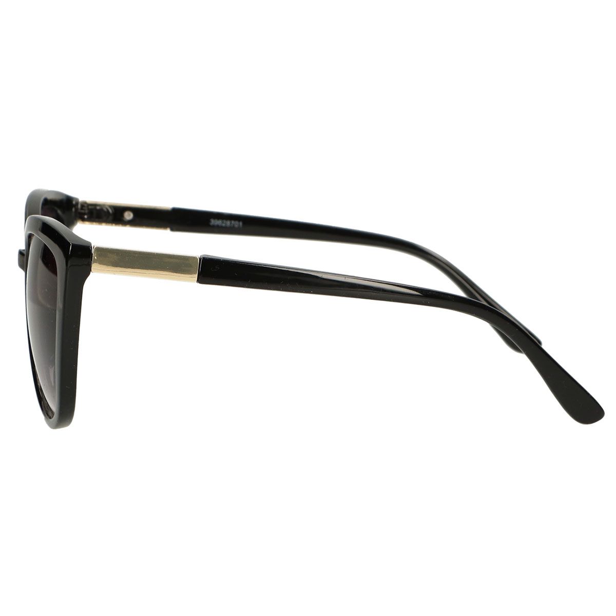 Spectrum polarized zonnebril cate eye zwart smoke glas dames