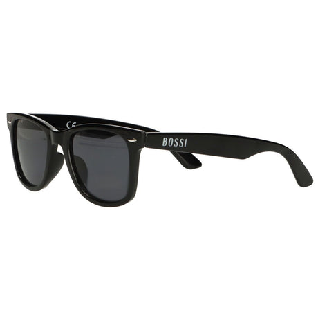 Spectrum polarized zonnebril vierkant zwart smoke heren