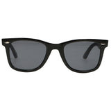 Spectrum polarized zonnebril vierkant zwart smoke heren