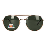 Spectrum polarized zonnebril piloot groen glas unisex