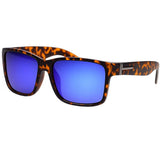 Spectrum polarized zonnebril vierkant tortoise blauw unisex