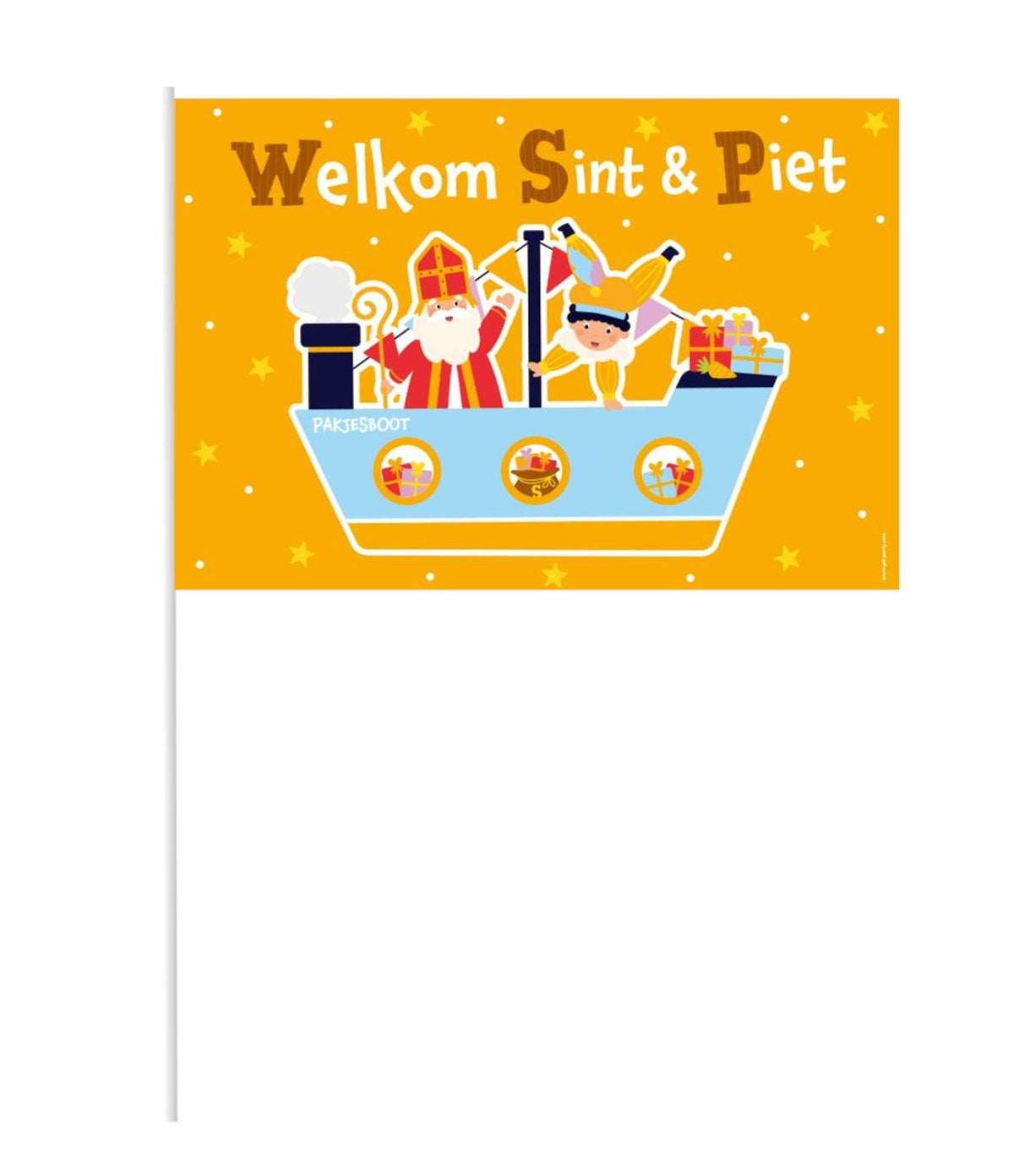 Paperdreams zwaaivlag - sinterklaas - pak a 50 stuks