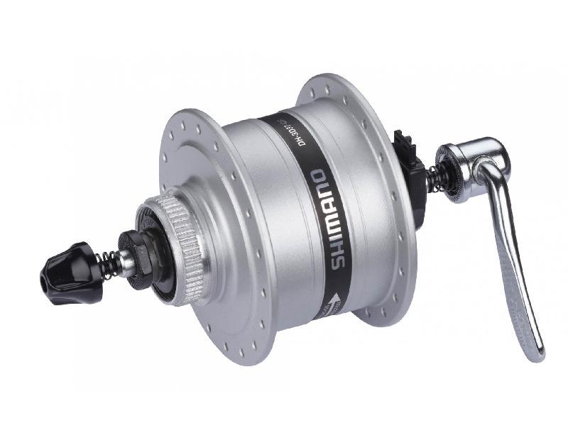 Shimano Naafdynamo 32G DISK 6V 3 WATT DH-3D37-QR SILFER