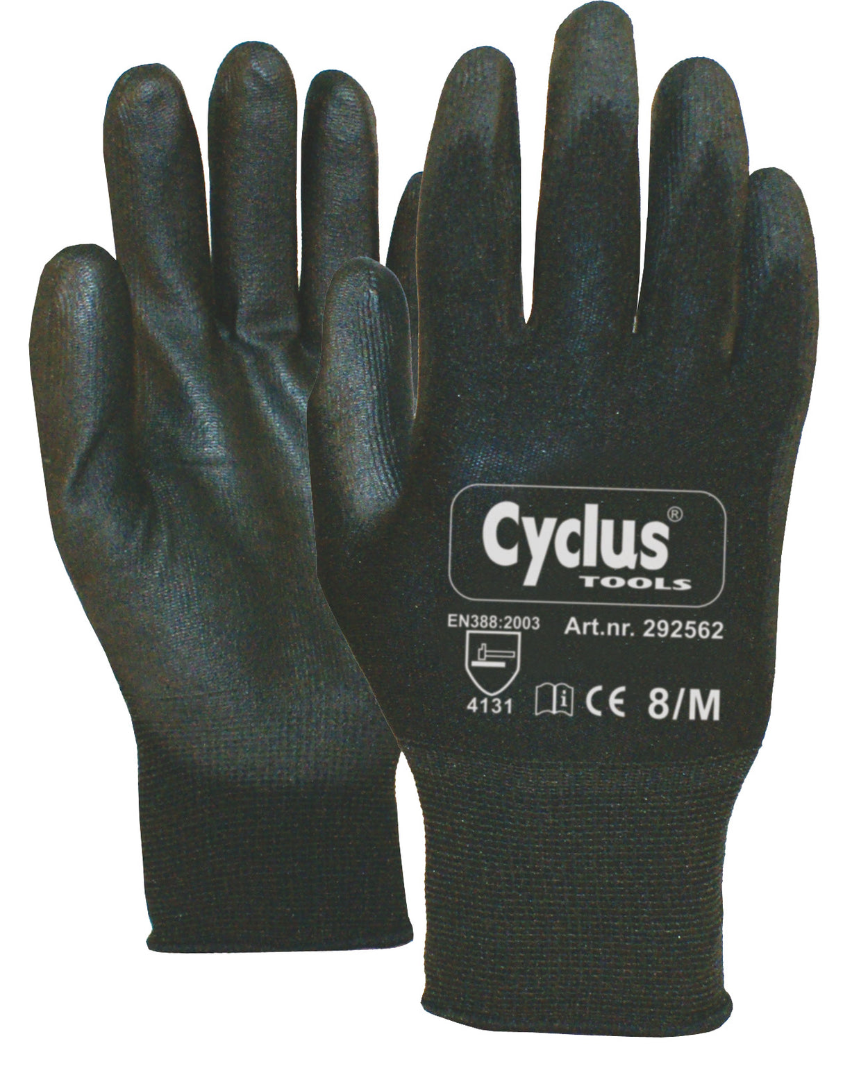 Cycplus -Zyklus 7292562 Montagehandschuhe mittelgroße 8 Kantegelbgelb