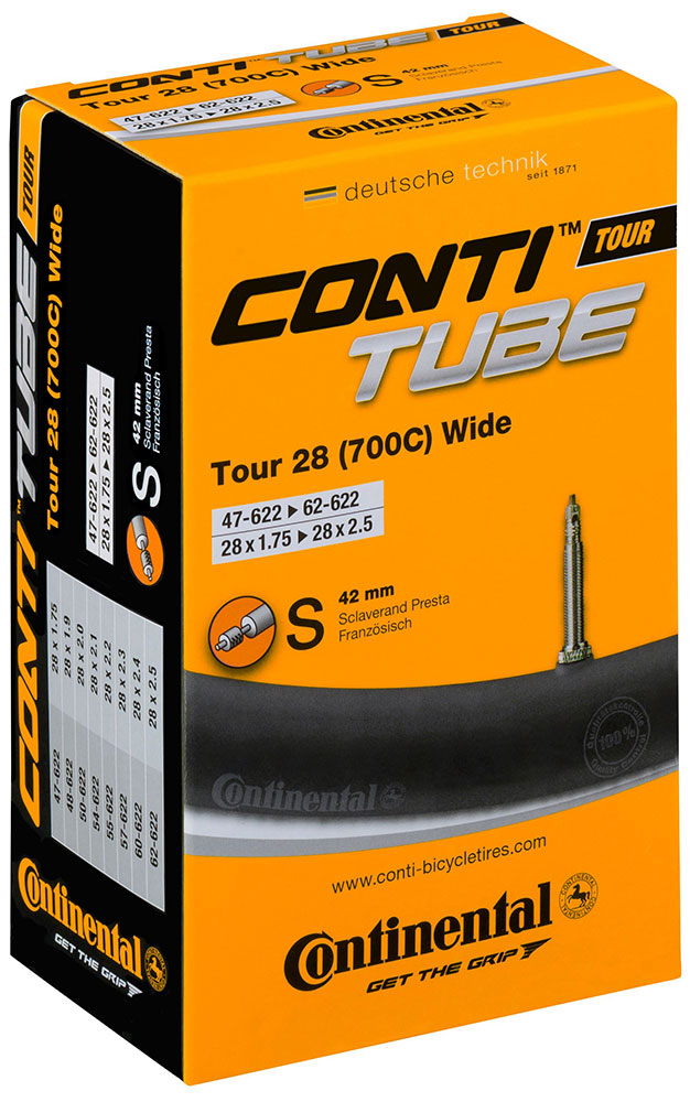 Continental Inner Tube SV19 Tour breit 47 62-622 SV 42 mm